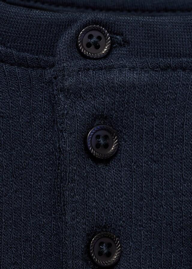 Mango Camiseta Manga Larga Botones