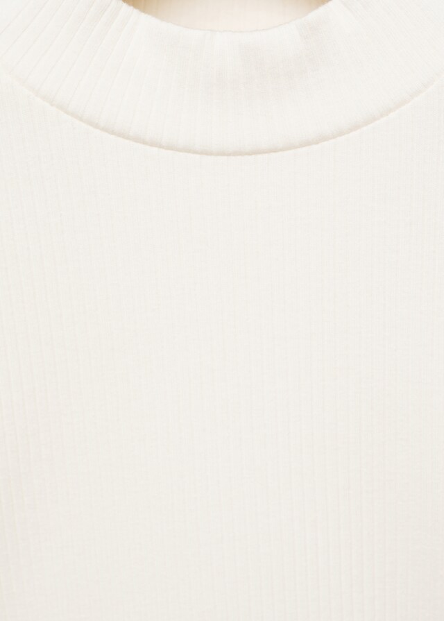Mango Camiseta Manga Larga Cuello Alto