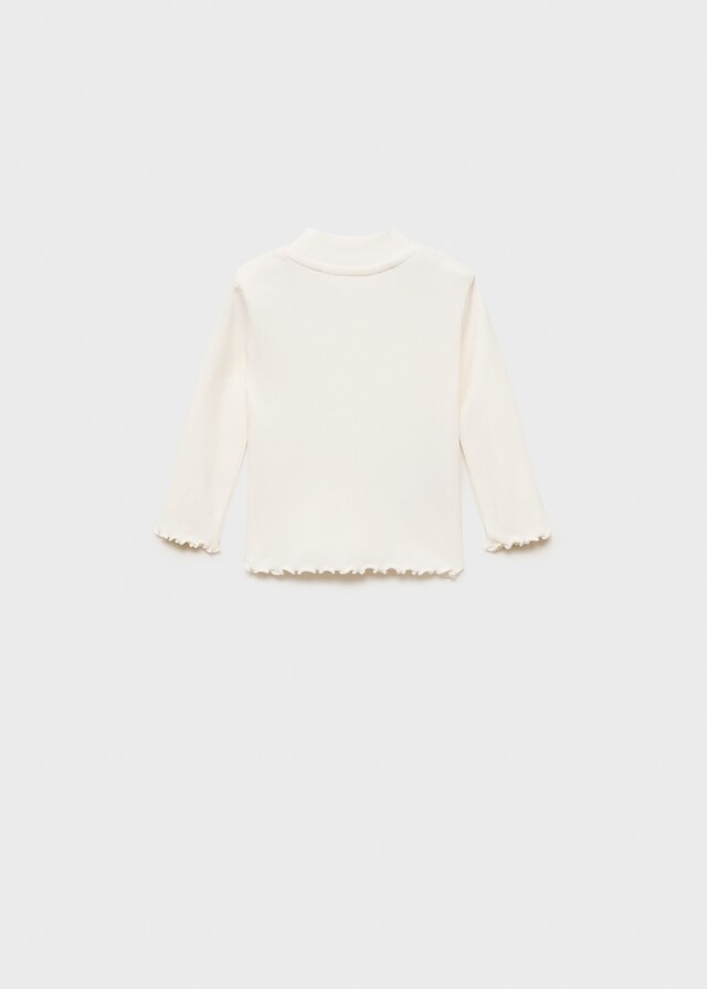 Mango Camiseta Manga Larga Cuello Alto