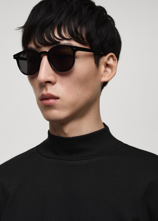 Mango Camiseta Manga Larga Cuello Perkins