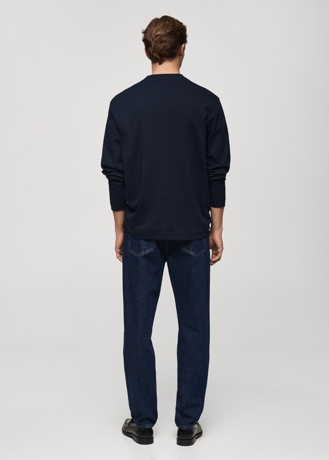 Mango Camiseta Manga Larga Regular Fit