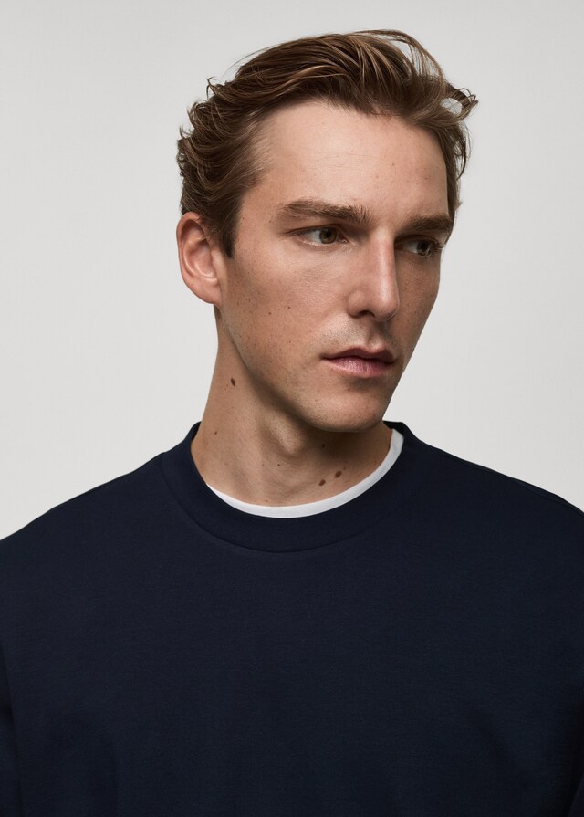 Mango Camiseta Manga Larga Regular Fit