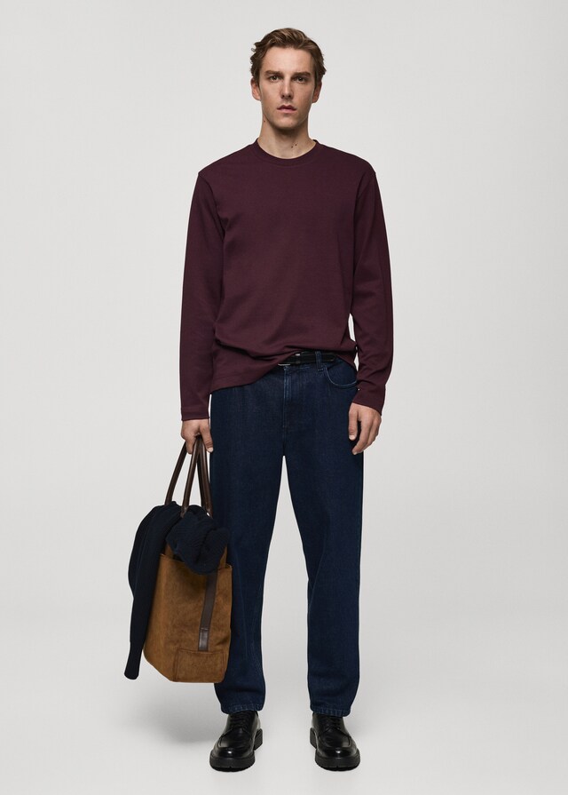 Mango Camiseta Manga Larga Regular Fit