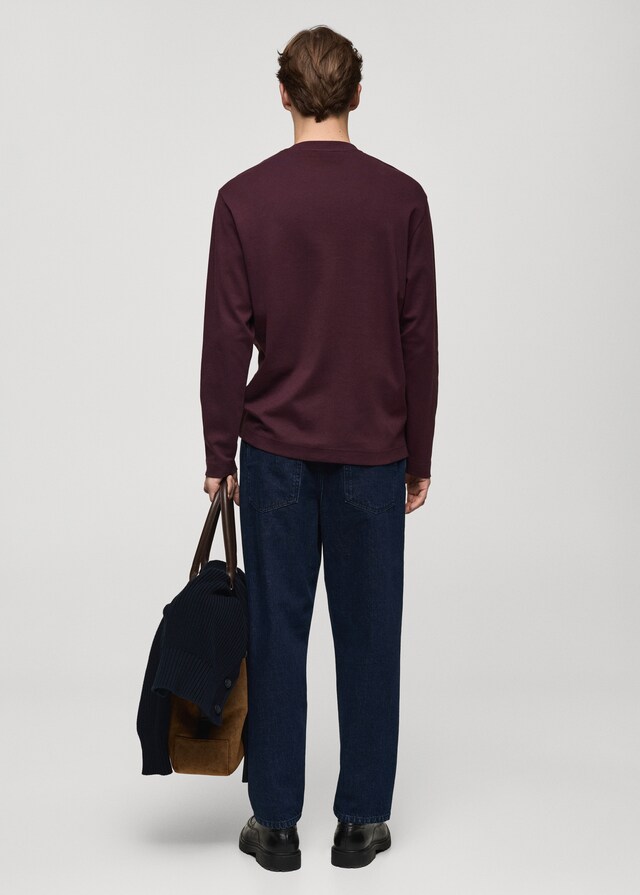 Mango Camiseta Manga Larga Regular Fit