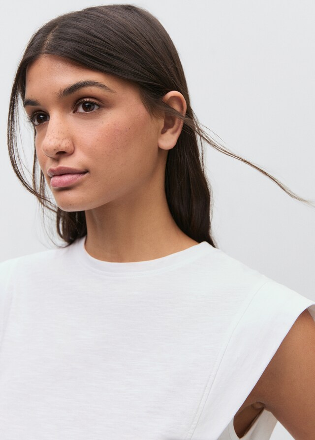 Mango Camiseta Pliegues