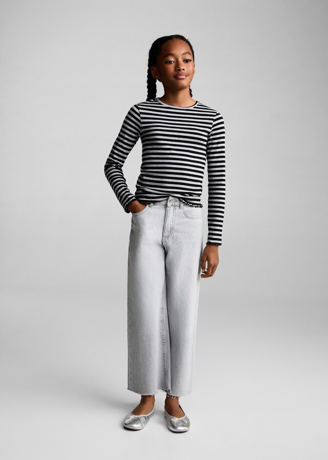 Mango Camiseta Rayas Canalé