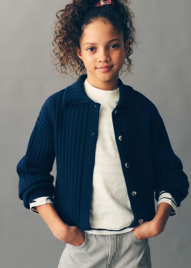 Mango Cárdigan Cuello Polo