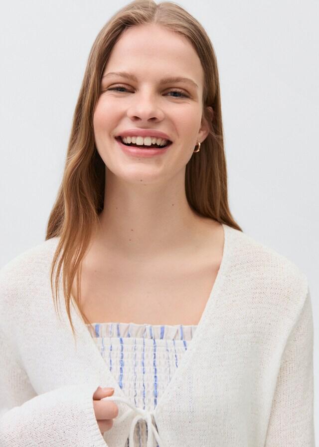 Mango Cárdigan Largo Punto