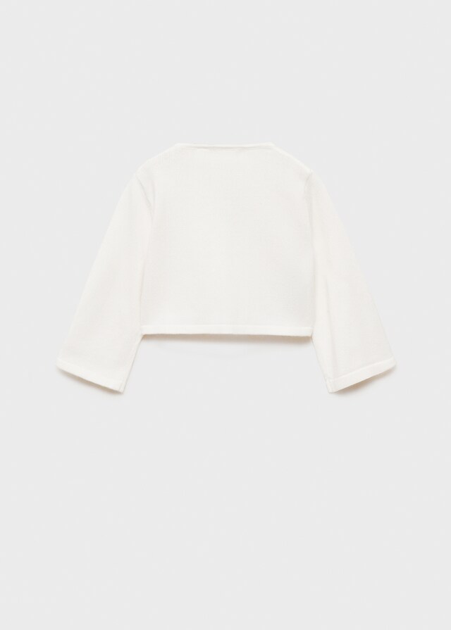 Mango Cárdigan Punto Detalles Calados