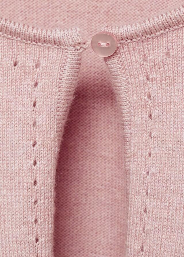 Mango Cárdigan Punto Detalles Calados