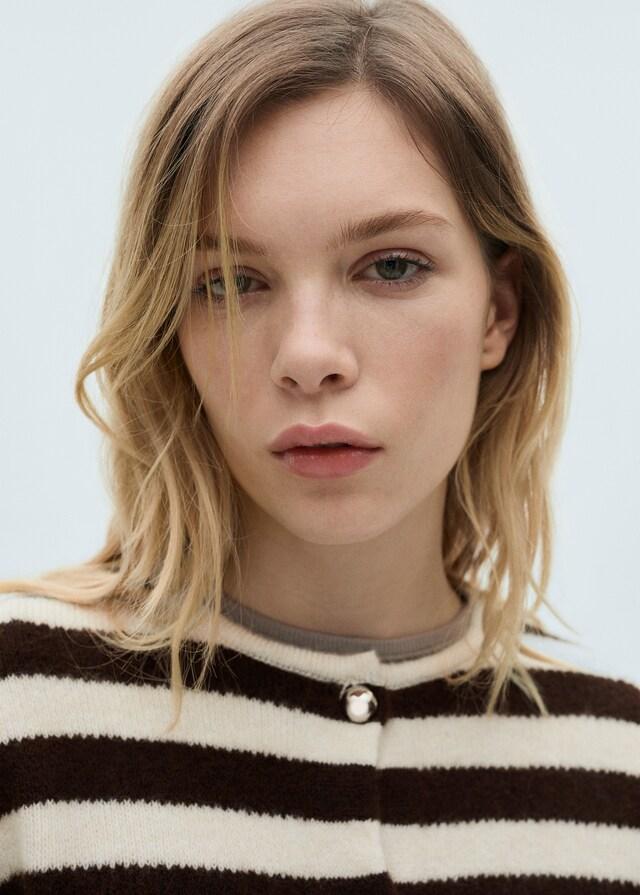 Mango Cárdigan Rayas Botones