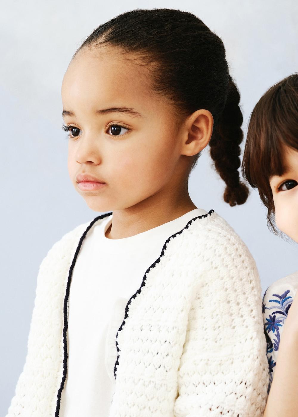 Mango Cárdigan terminaciones contraste