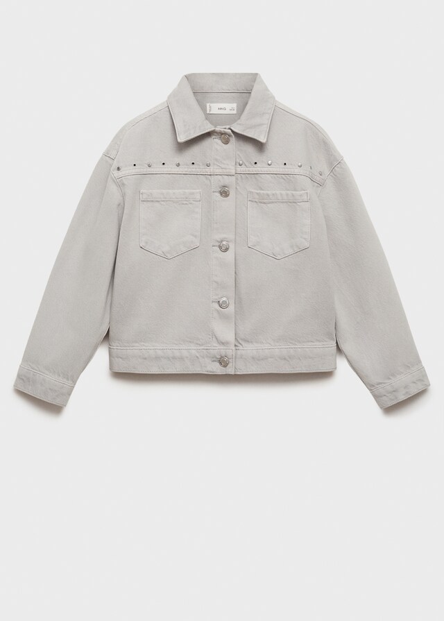 Mango Cazadora Denim Tachuelas