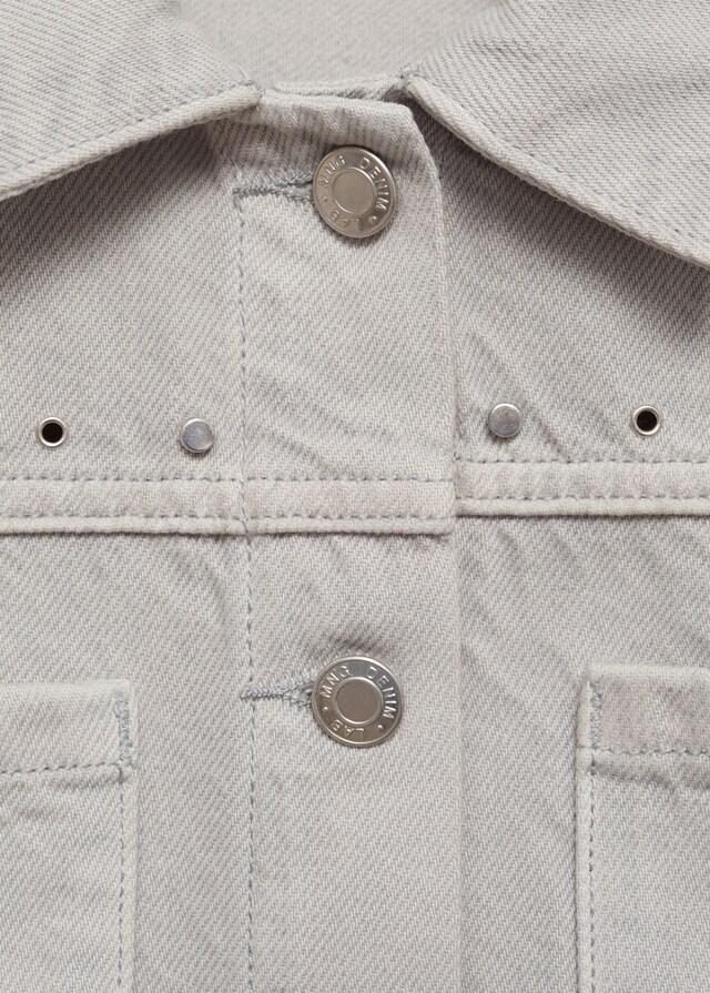 Mango Cazadora Denim Tachuelas