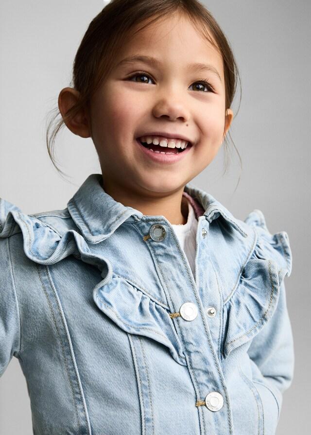 Mango Cazadora Vaquera Volantes