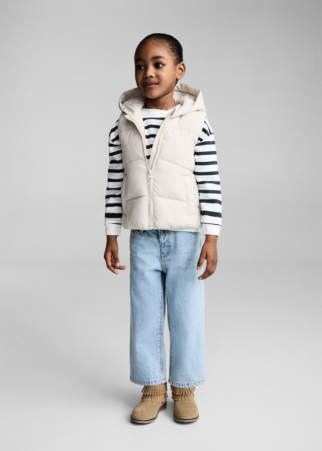 Mango Chaleco Acolchado Capucha