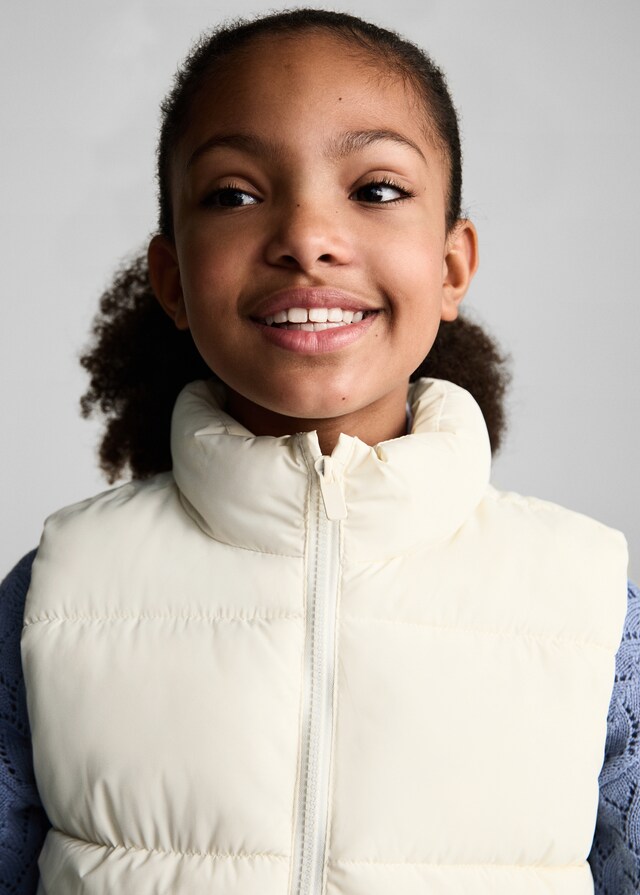 Mango Chaleco Acolchado Largo