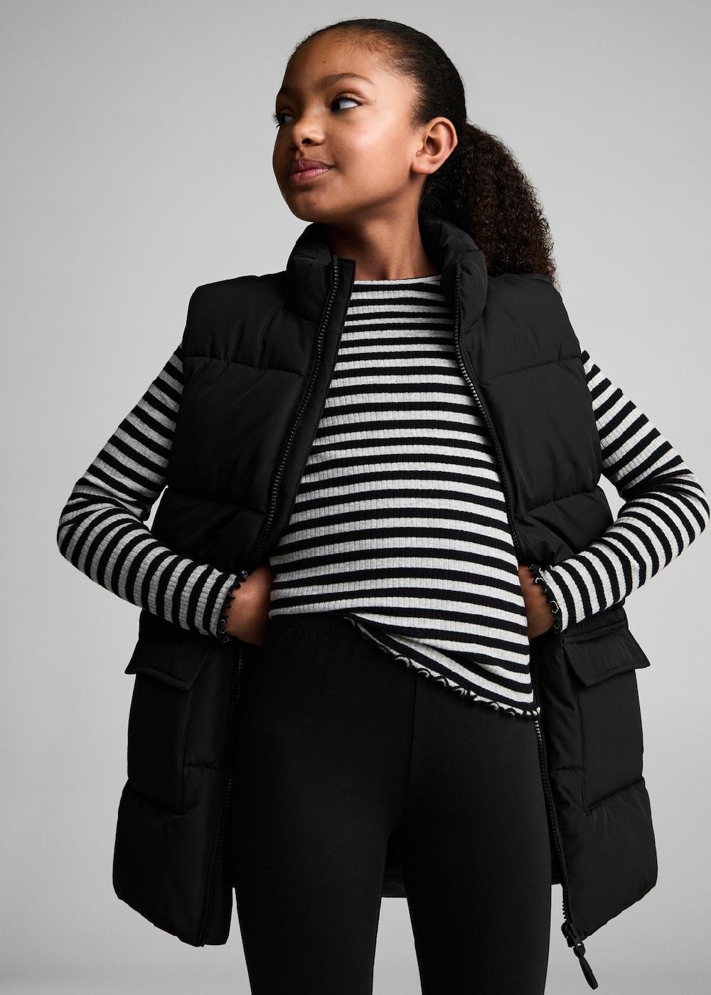 Mango Chaleco acolchado largo