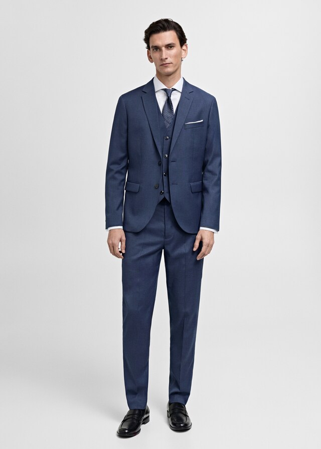 Mango Chaleco Traje París Super Slim Fit