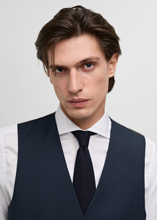 Mango Chaleco Traje Slim Fit