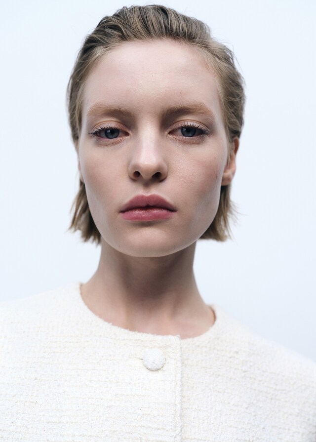 Mango Chaleco Tweed Botones