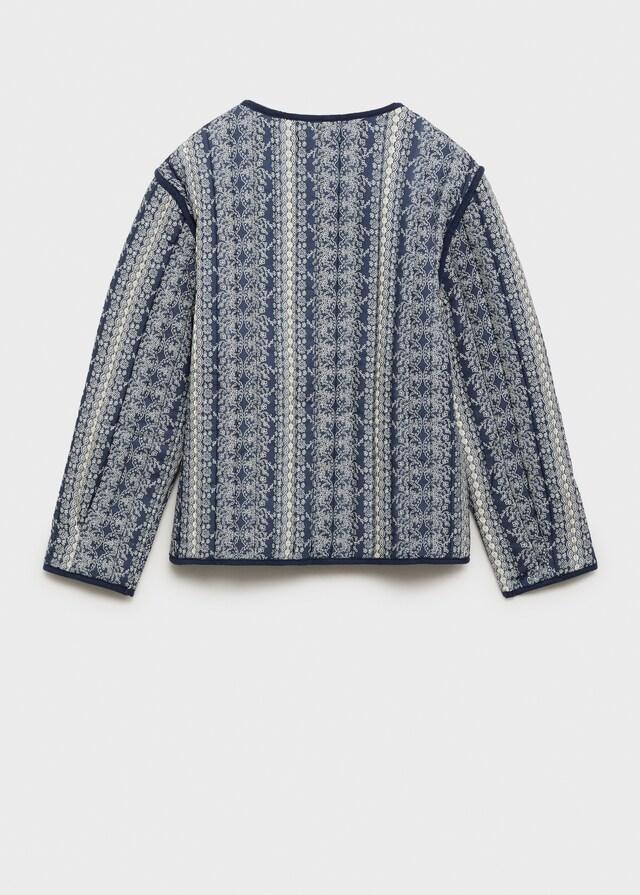 Mango Chaqueta Acolchada Estampada