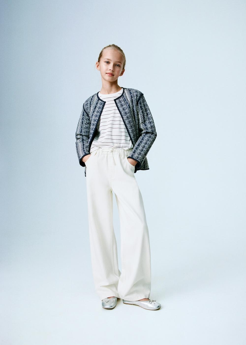 Mango Chaqueta acolchada estampada