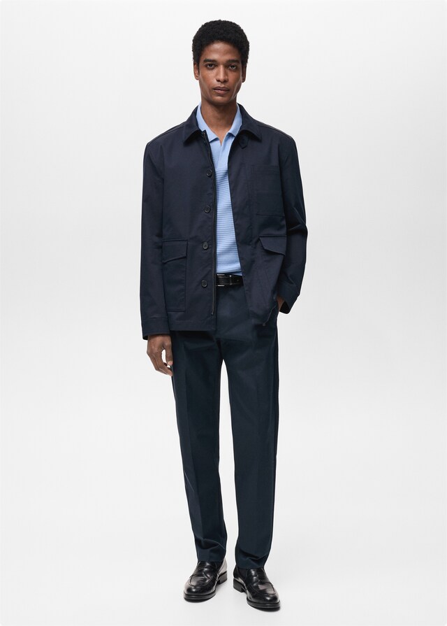 Mango Chaqueta Algodón Water Repellent