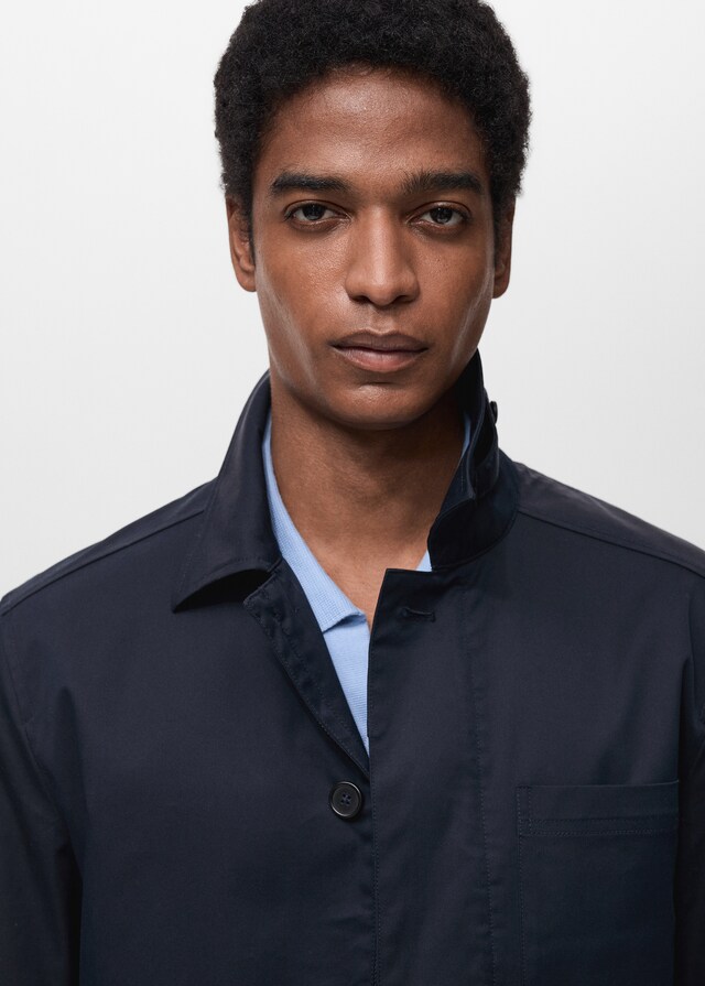 Mango Chaqueta Algodón Water Repellent