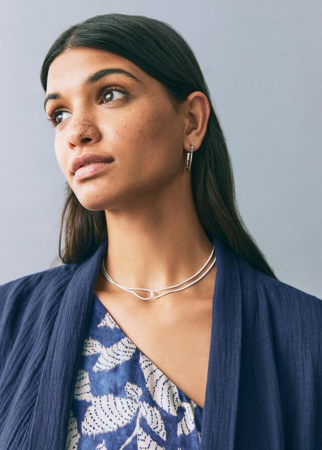 Mango Chaqueta Kimono Bambúla