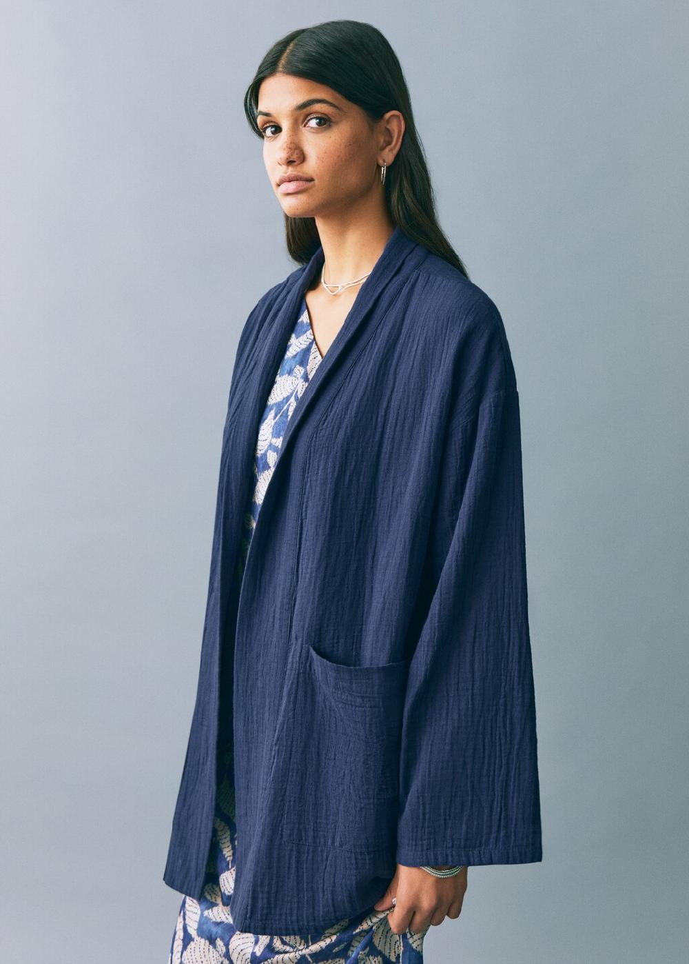 Mango Chaqueta kimono bambúla