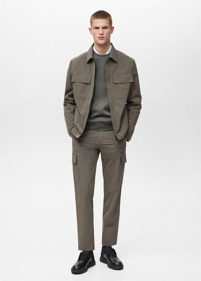 Mango Chaqueta Water Repellent Bolsillos