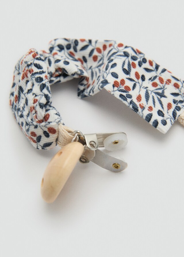 Mango Chupetero Broche Estampado