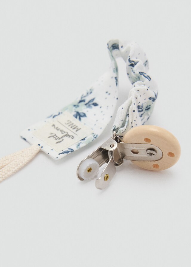 Mango Chupetero Broche Estampado