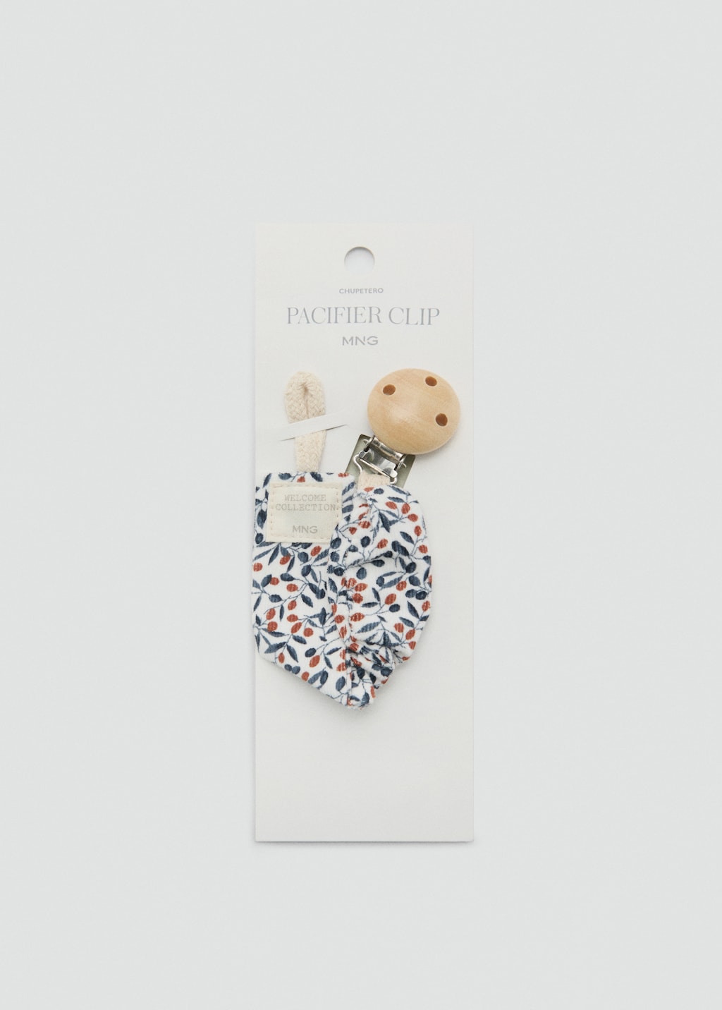 Mango Chupetero broche estampado