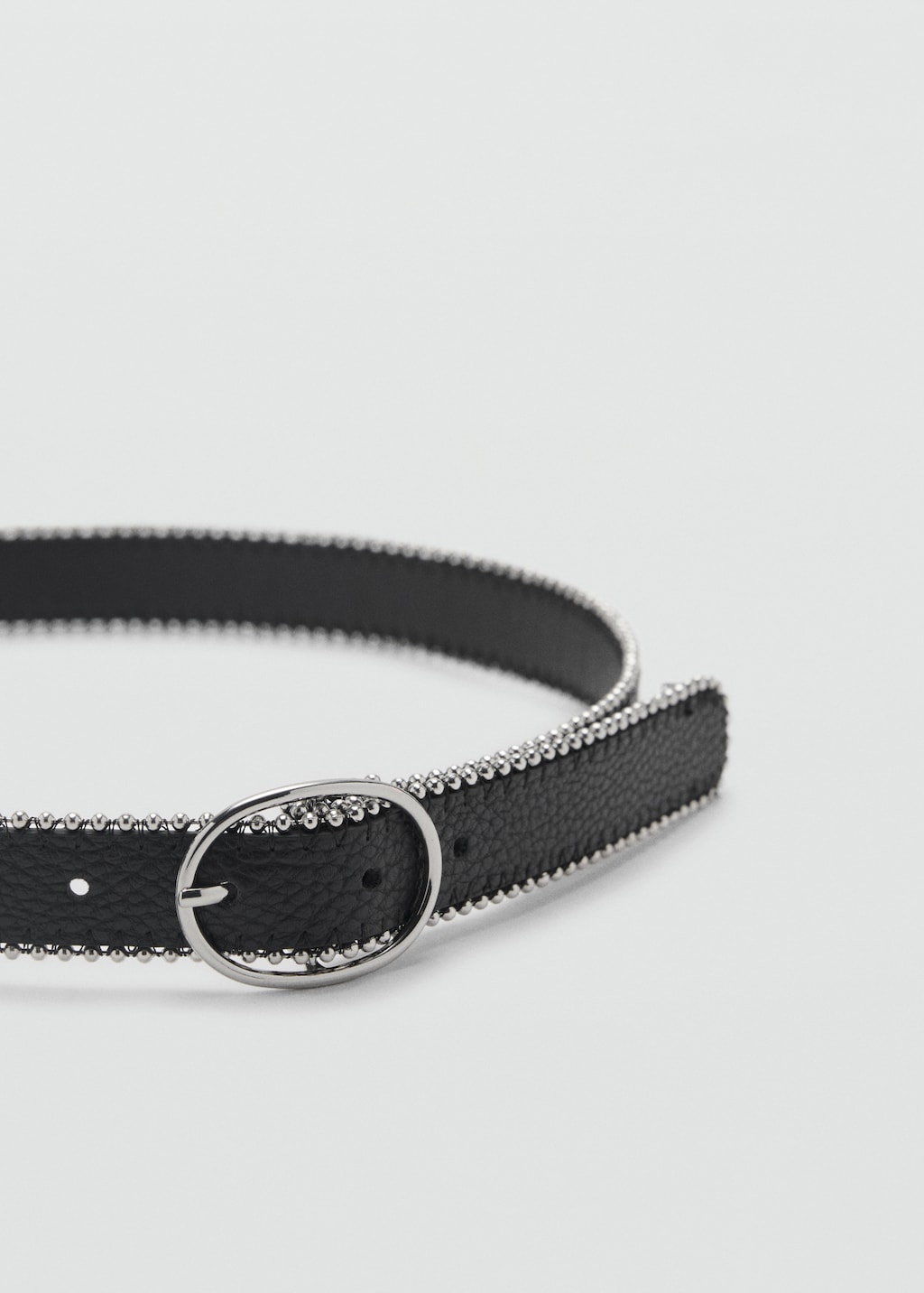 Mango Cinturón fino metálico