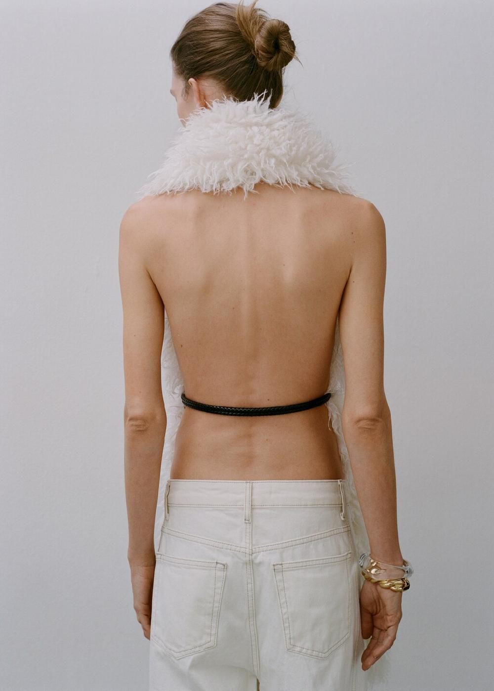 Mango Cinturón hebilla ovalada