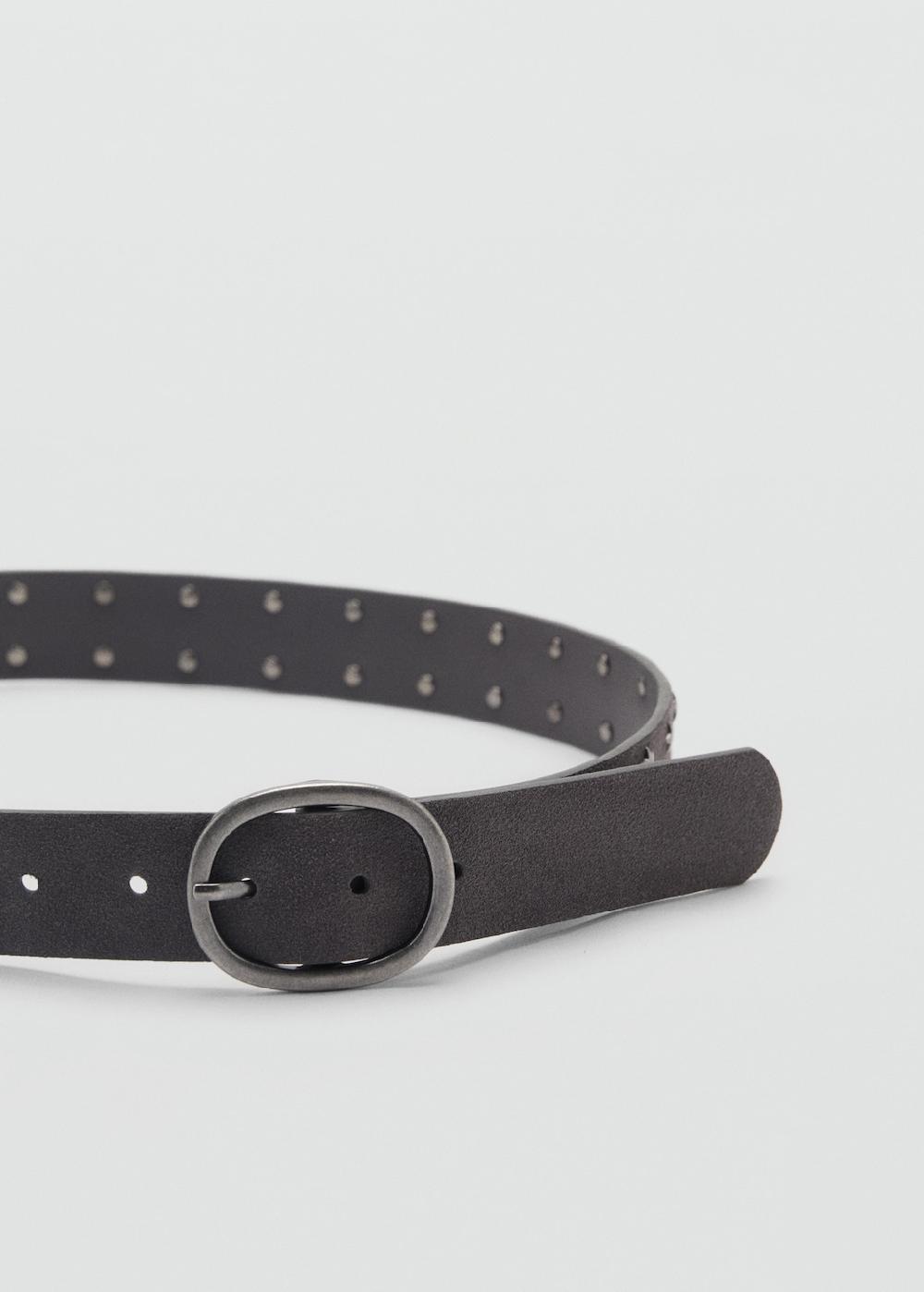 Mango Cinturón piel