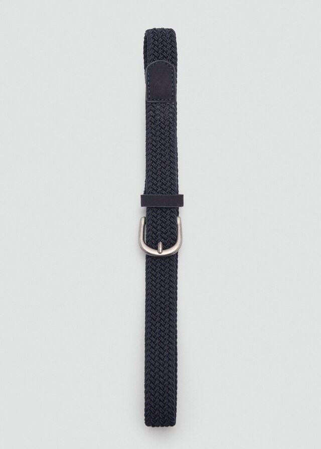 Mango Cinturón Trenzado