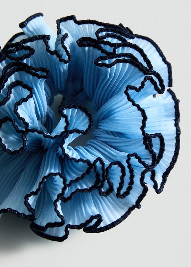 Mango Coletero Flor Ribete Contraste