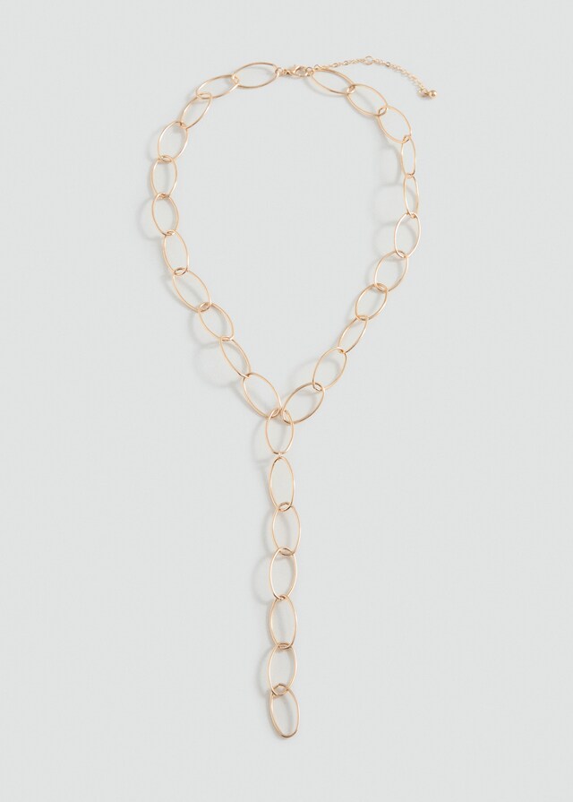 Mango Collar Aros Entrelazados