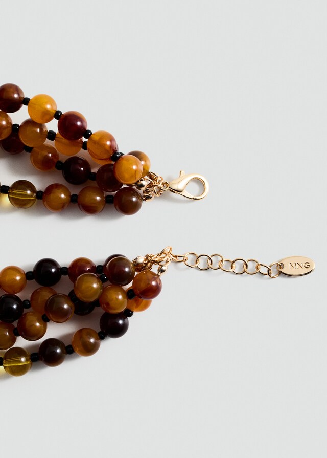 Mango Collar Bolas Combinado