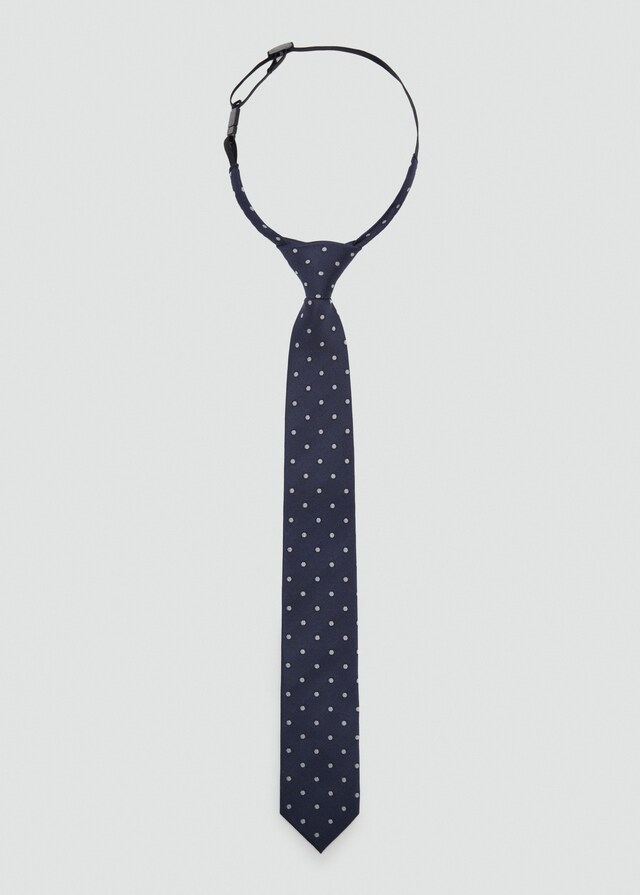 Mango Corbata Diseño Lunares