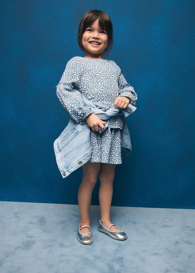 Mango Falda Corta Frunces