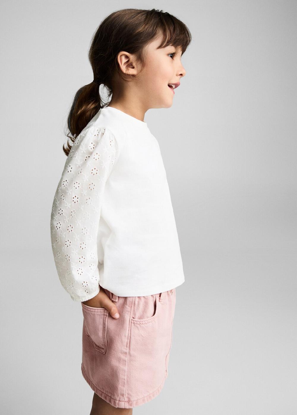 Mango Falda corta vaquera