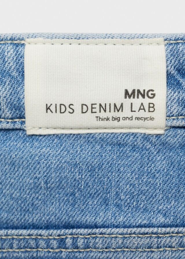 Mango Falda Denim Botones