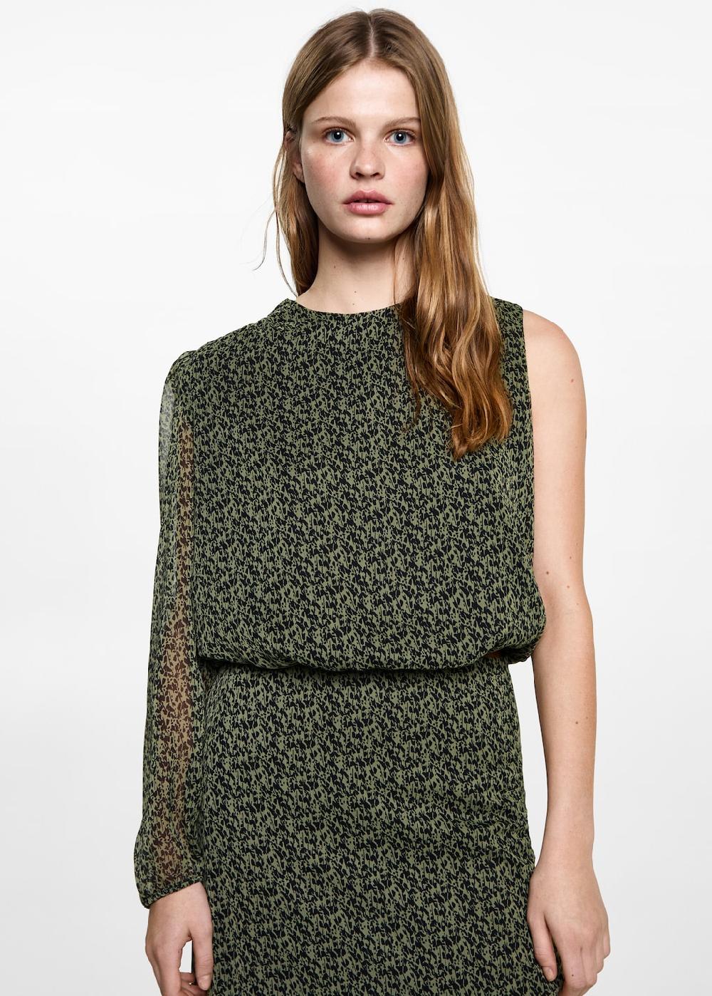 Mango Falda larga estampada