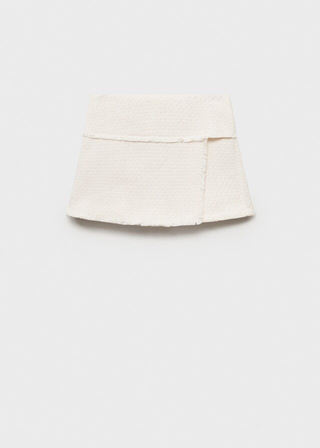 Mango Falda Pantalón Desflecada