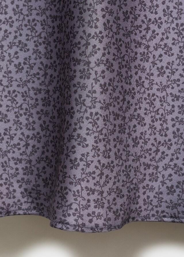 Mango Falda Satinada Estampada