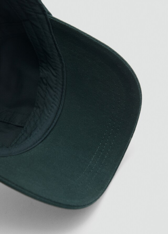 Mango Gorra Canvas Bordado
